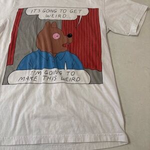 Simon Hanselmann Werewolf Jones Shirt Size S Used White It's Going to Get Weird